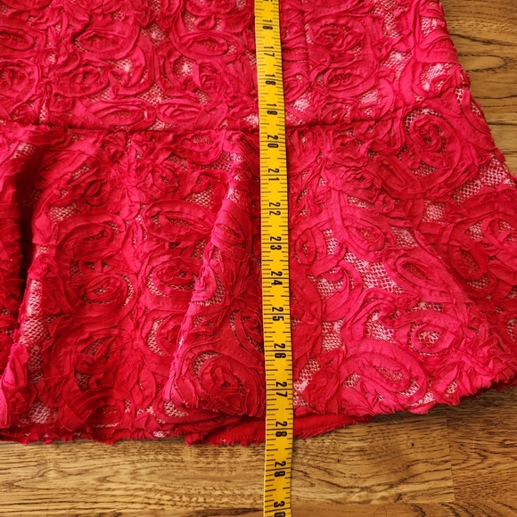 BCBGMaxazria Marina Short Strapless Ruffle Hem Dress NWT - Picture 13 of 13